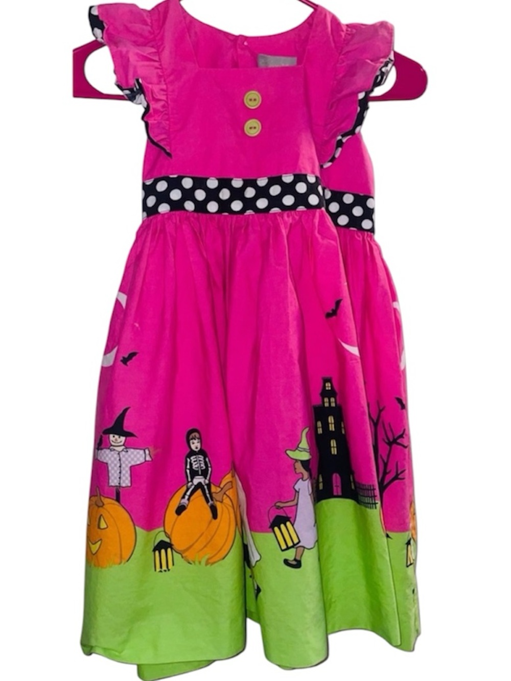 Eleanor Rose Halloween Dress Pumpkin Patch Witch Girls Boutique Girls Sz 8